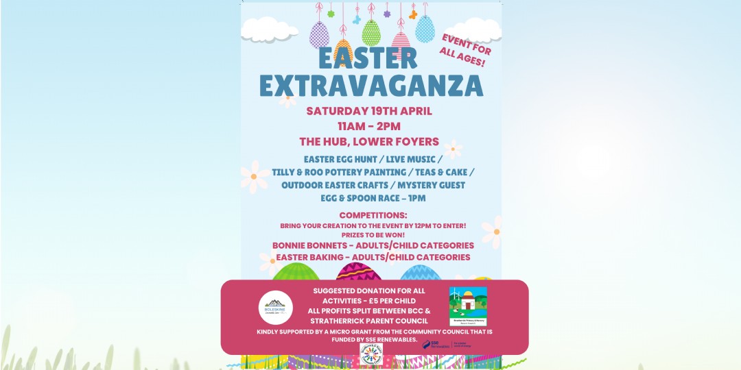 EASTER EXTRAVAGANZA | 31 March 2025 | Stratherrick & Foyers Community Trust